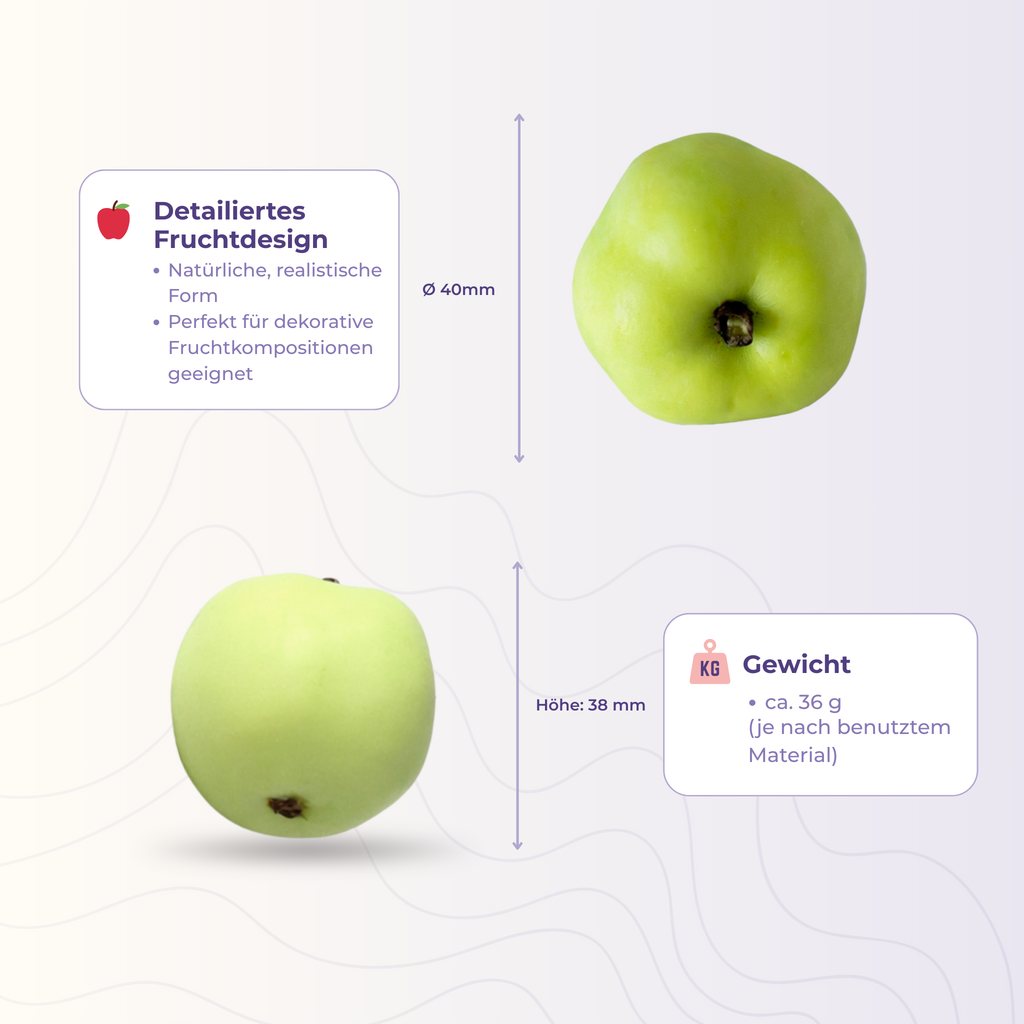 Silikonform 3D Apple 1