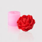 Silikonform 3D Blume Mohn Kerzenform
