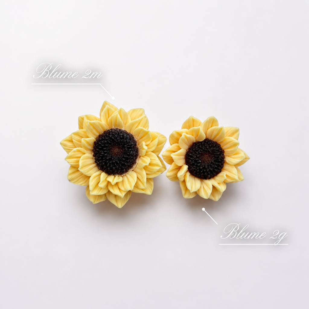 Silikonformen 3D Sonnenblumen Mold