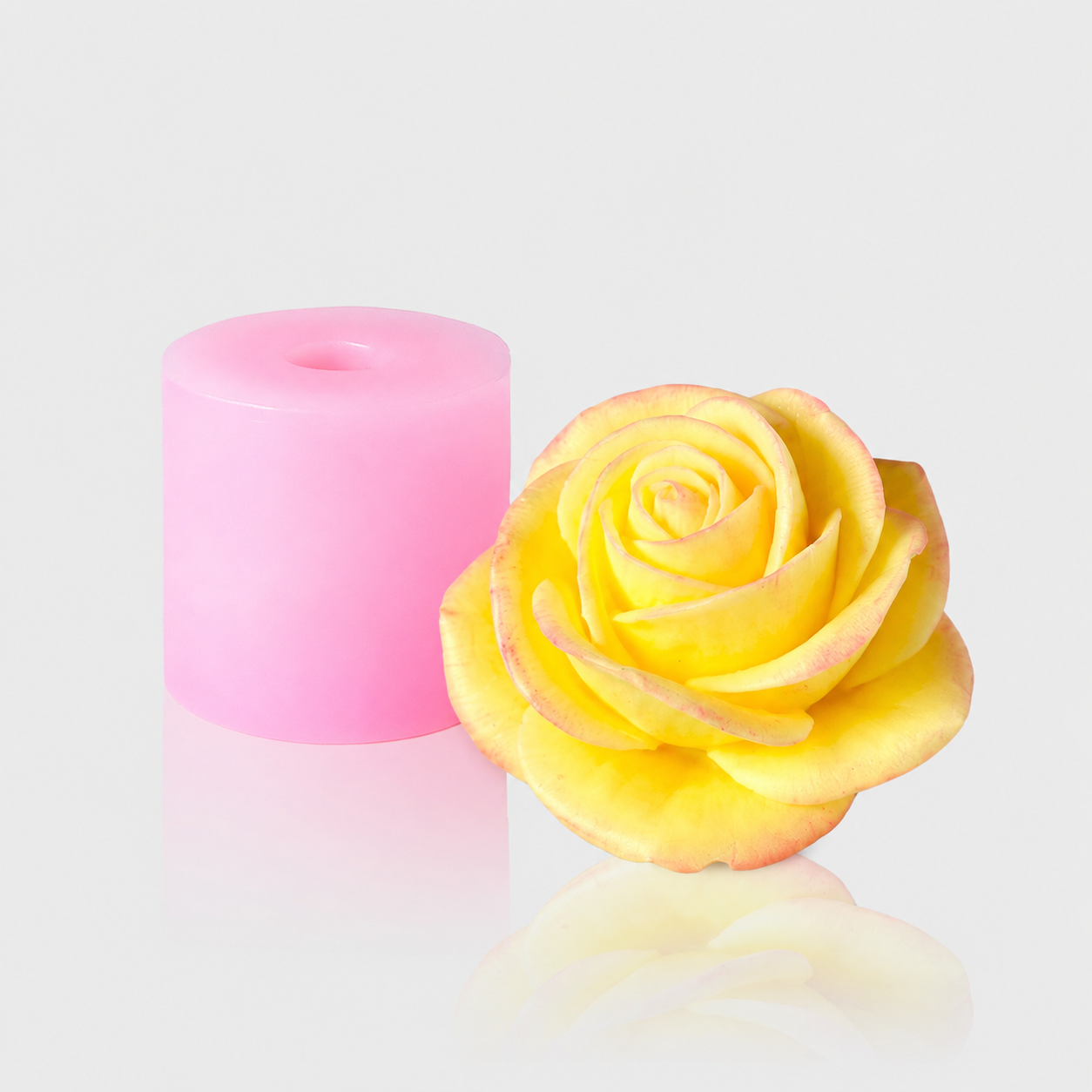 Silikonform 3D Rose Blumenform 