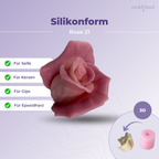 Silikonform 3D Rose 21
