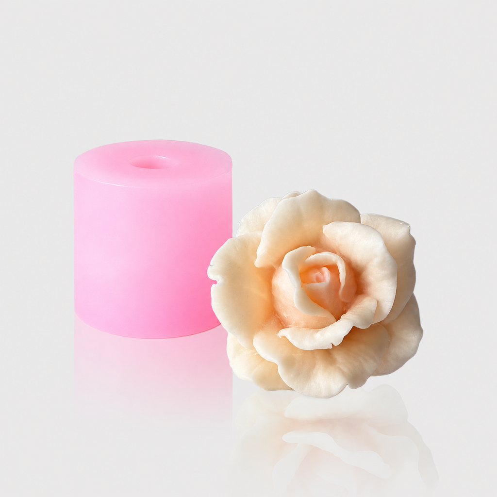 Silikonform Rose detaliert 