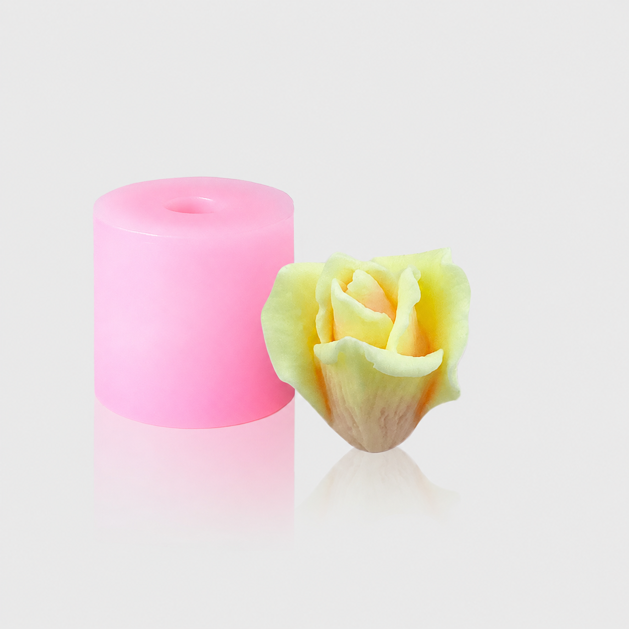 Silikonform Mold Rosenform Rose