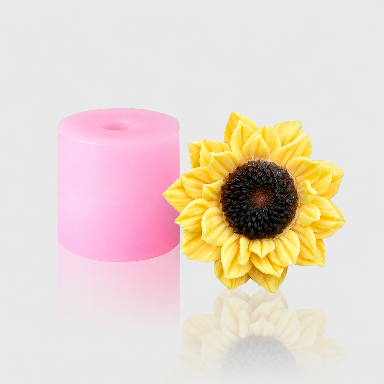 Silikonform 3D Blume Sonnenblume