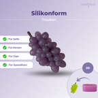 Silikonform 2D Trauben