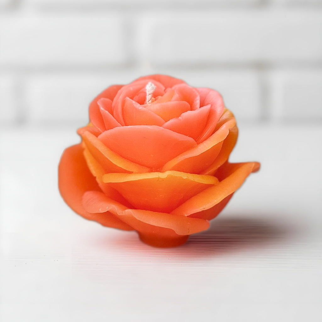 Silikonform Rose Kerzenform