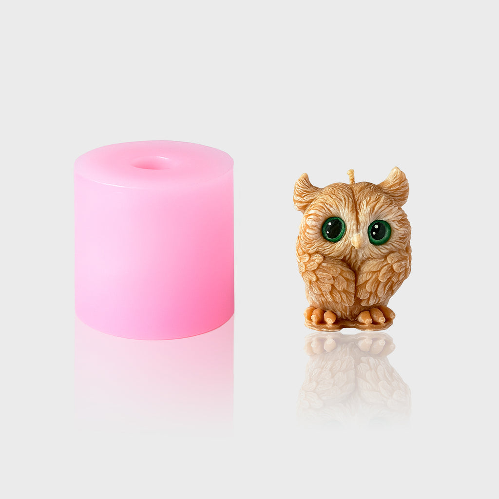 Silikonform 3D Tiere 7 Eule