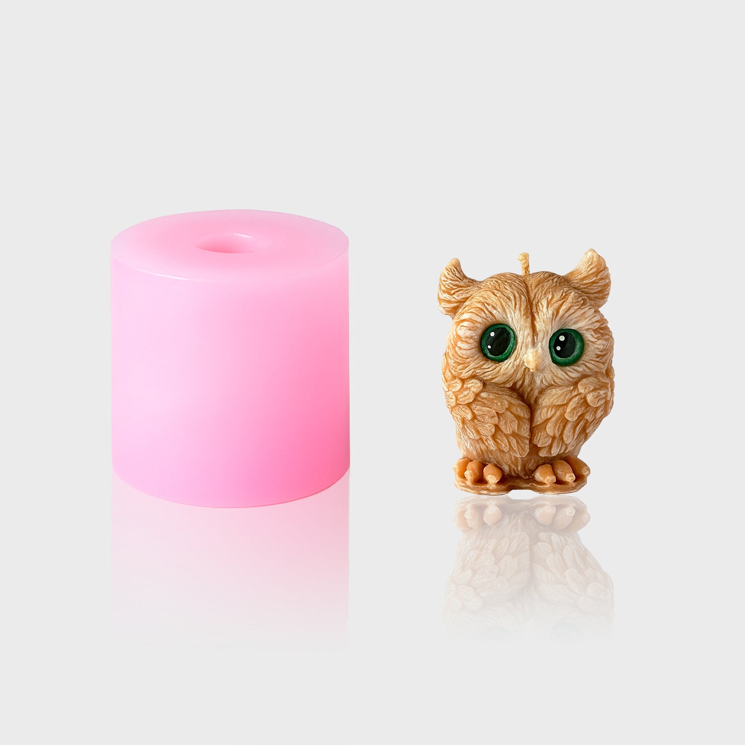 Silikonform 3D Tiere 7 Eule