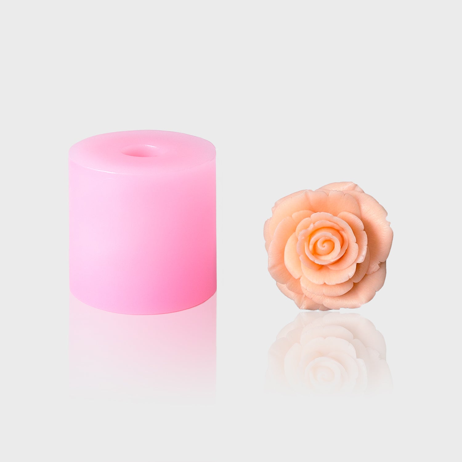 Silikonform 3D Rose 12