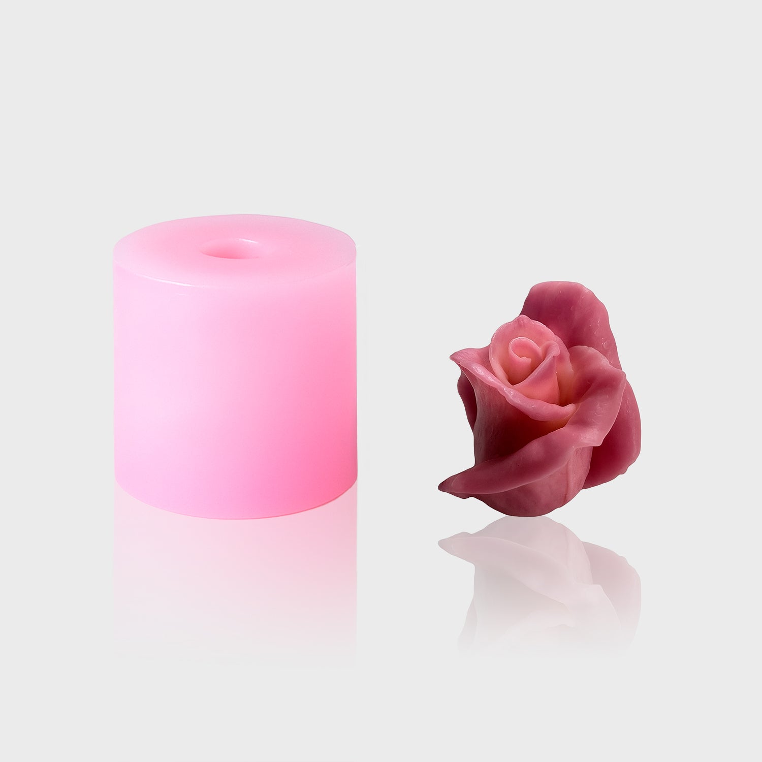 Silikonform 3D Rose 21