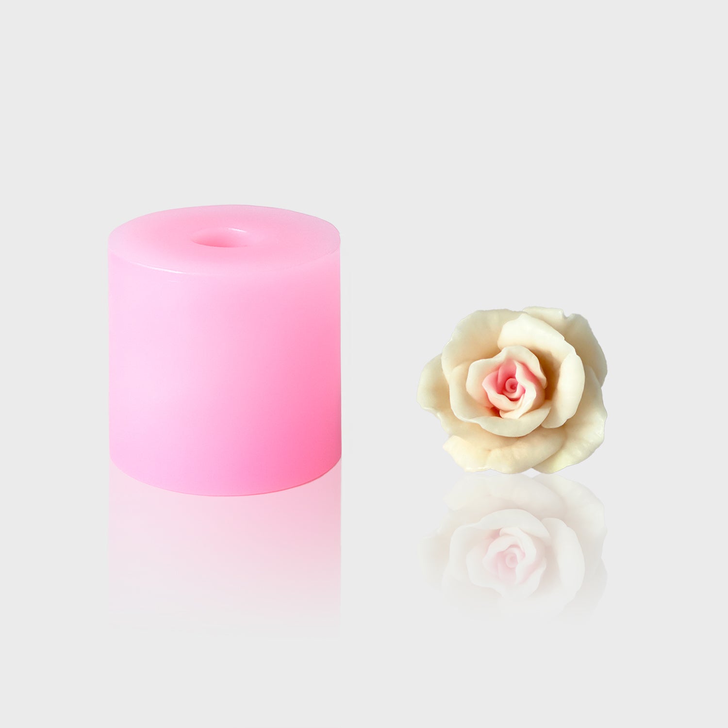 Silikonform 3D Rose 22