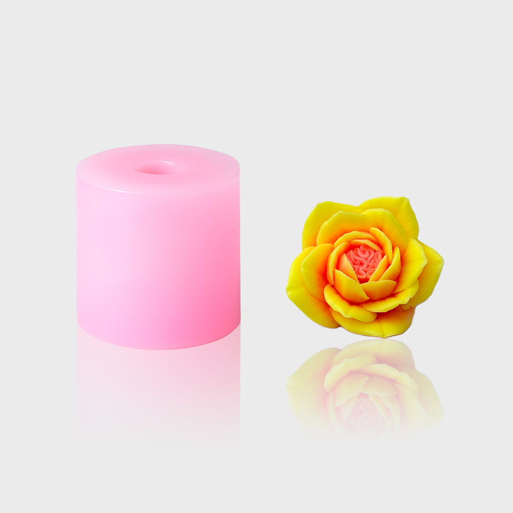 Silikonform 3D Rosé 8