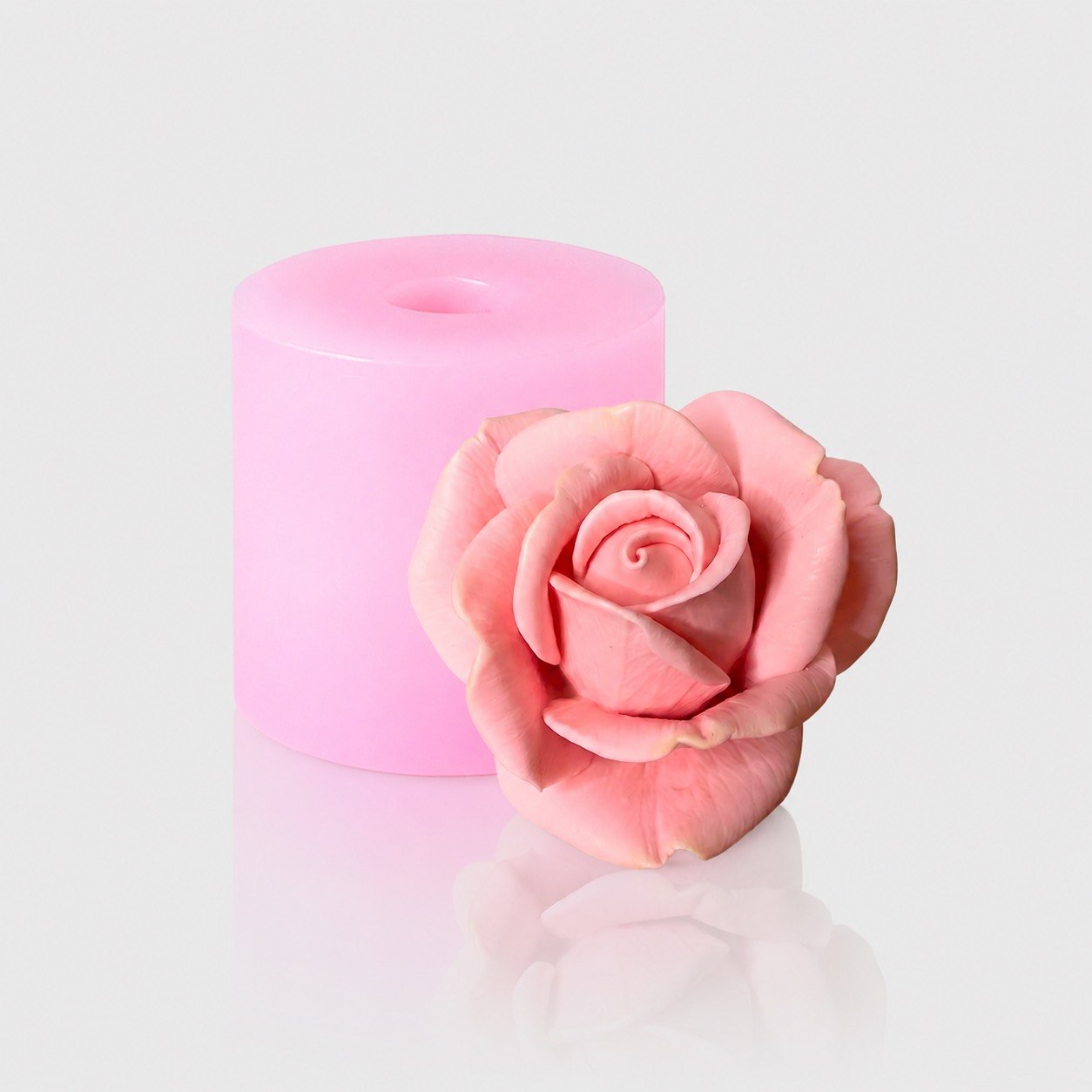 Silikonform Rose, Rosenform, Seifenform