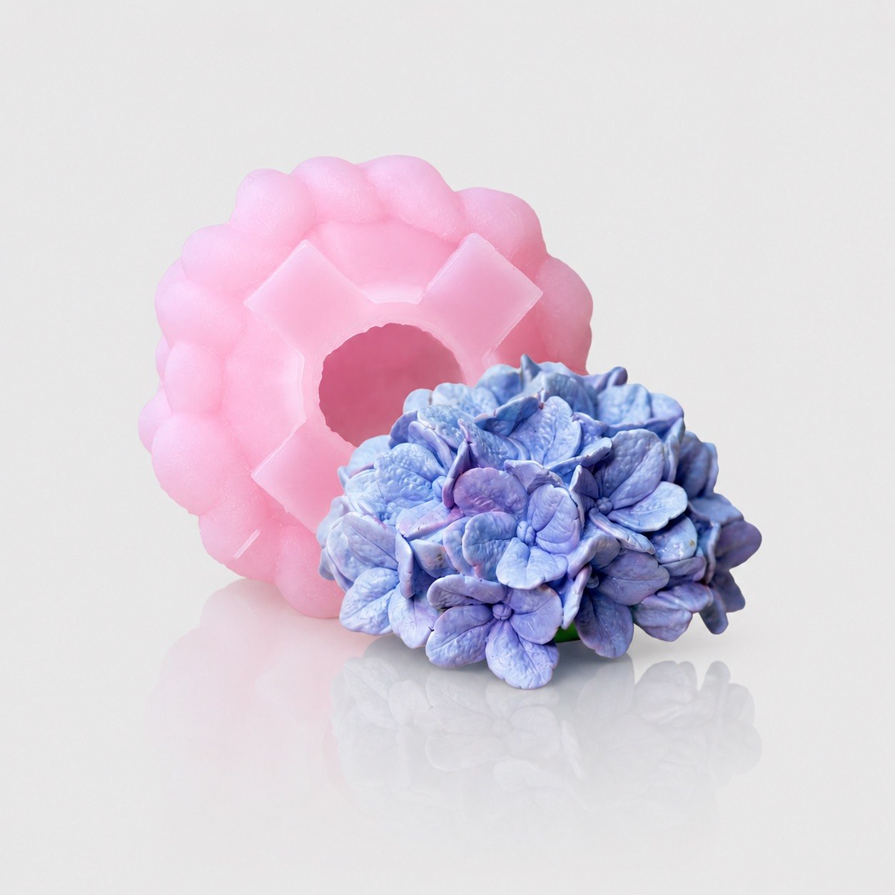 Silikonform Hortensie Blumenform 3D