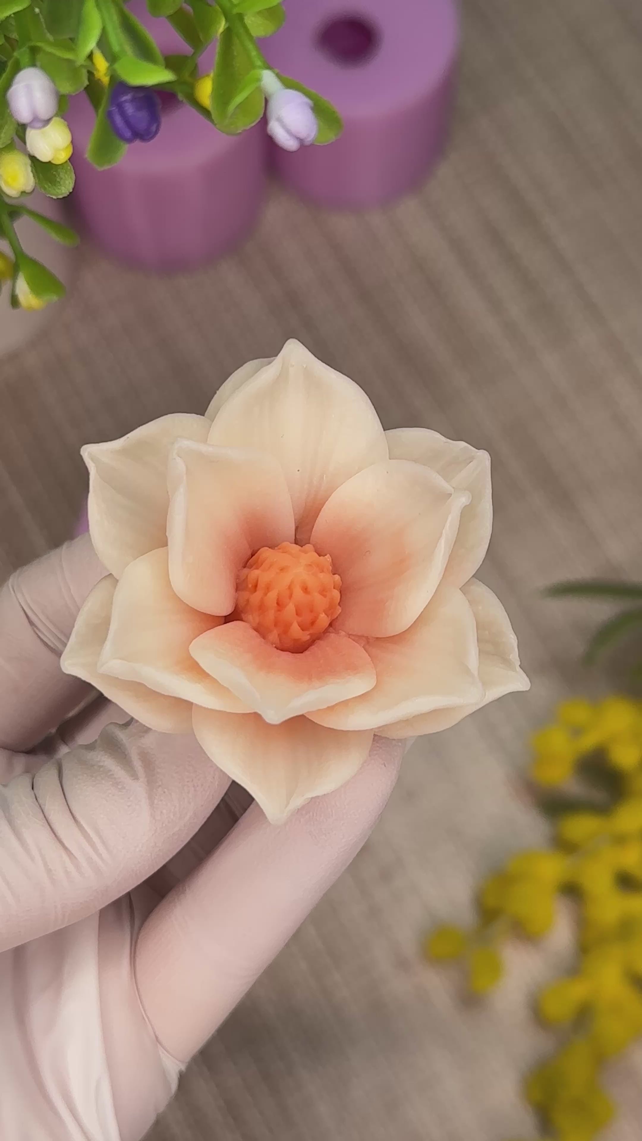 Silikonform 3D Blume 51
