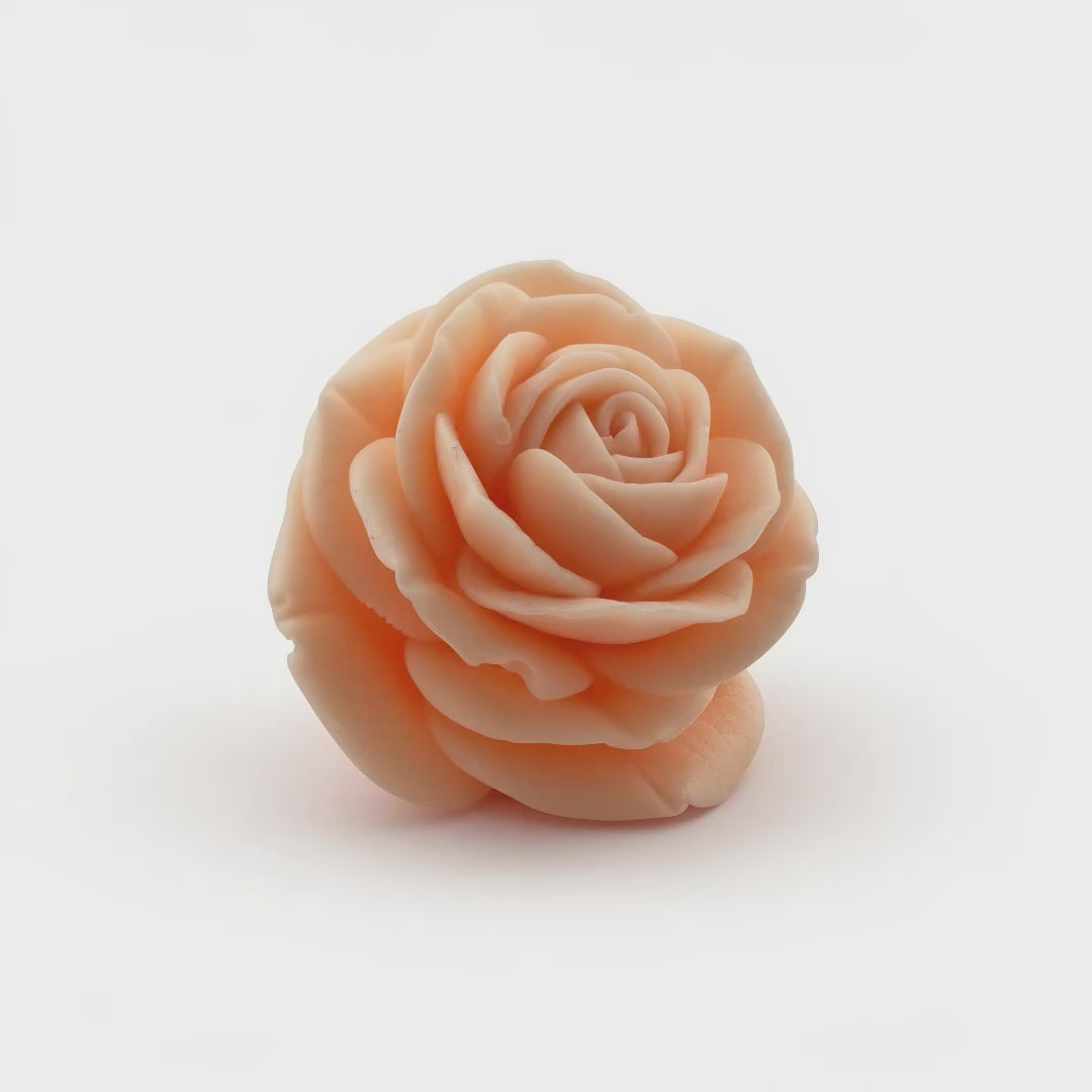 Silikonform 3D Rose 15 – Hochwertige Gießform für handgemachte Kerzen & Seifen