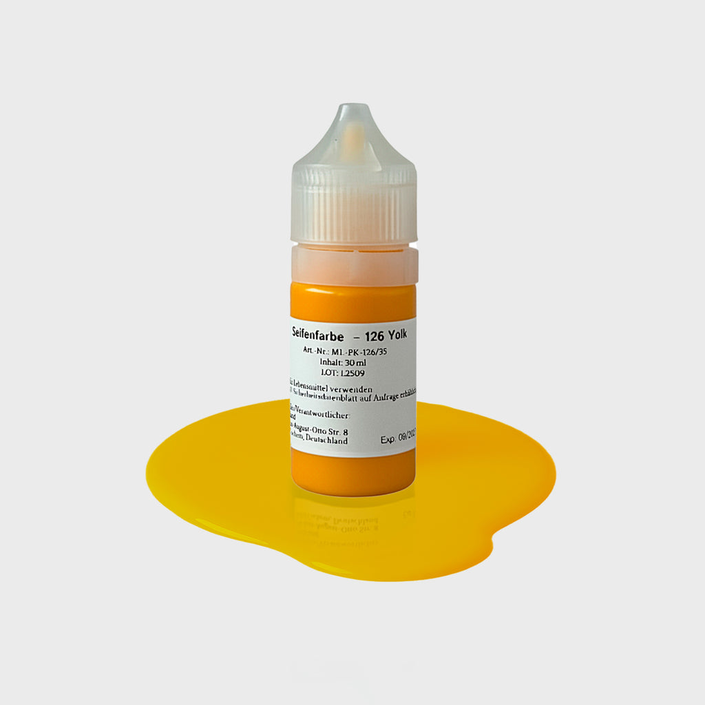 Seifenfarbe 126 Yolk – 50-ml-Flasche mit Farbprobe