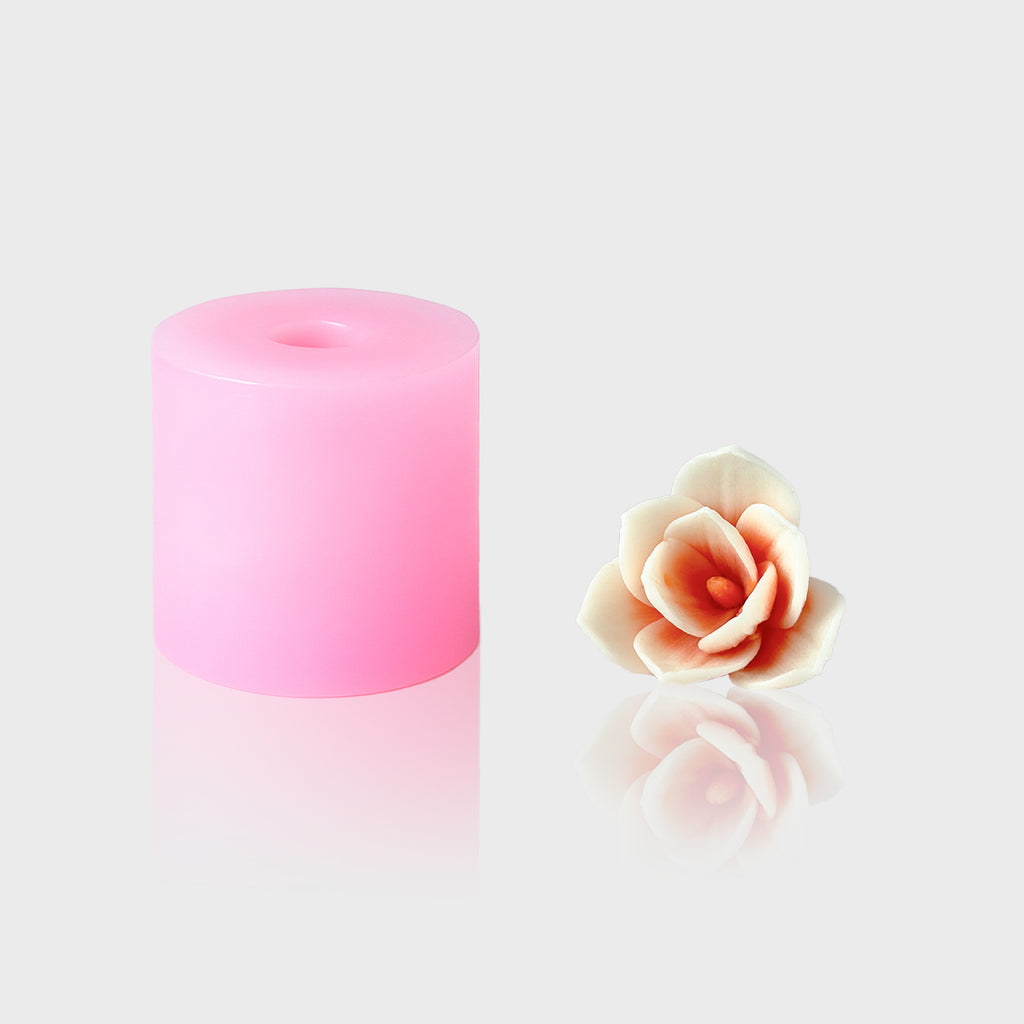 3D-Silikonform Blume 14 mit gegossener Blüte