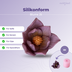 3D-Silikonform Blume 25 – Gießform für Seife, Kerzen, Gips und Harz